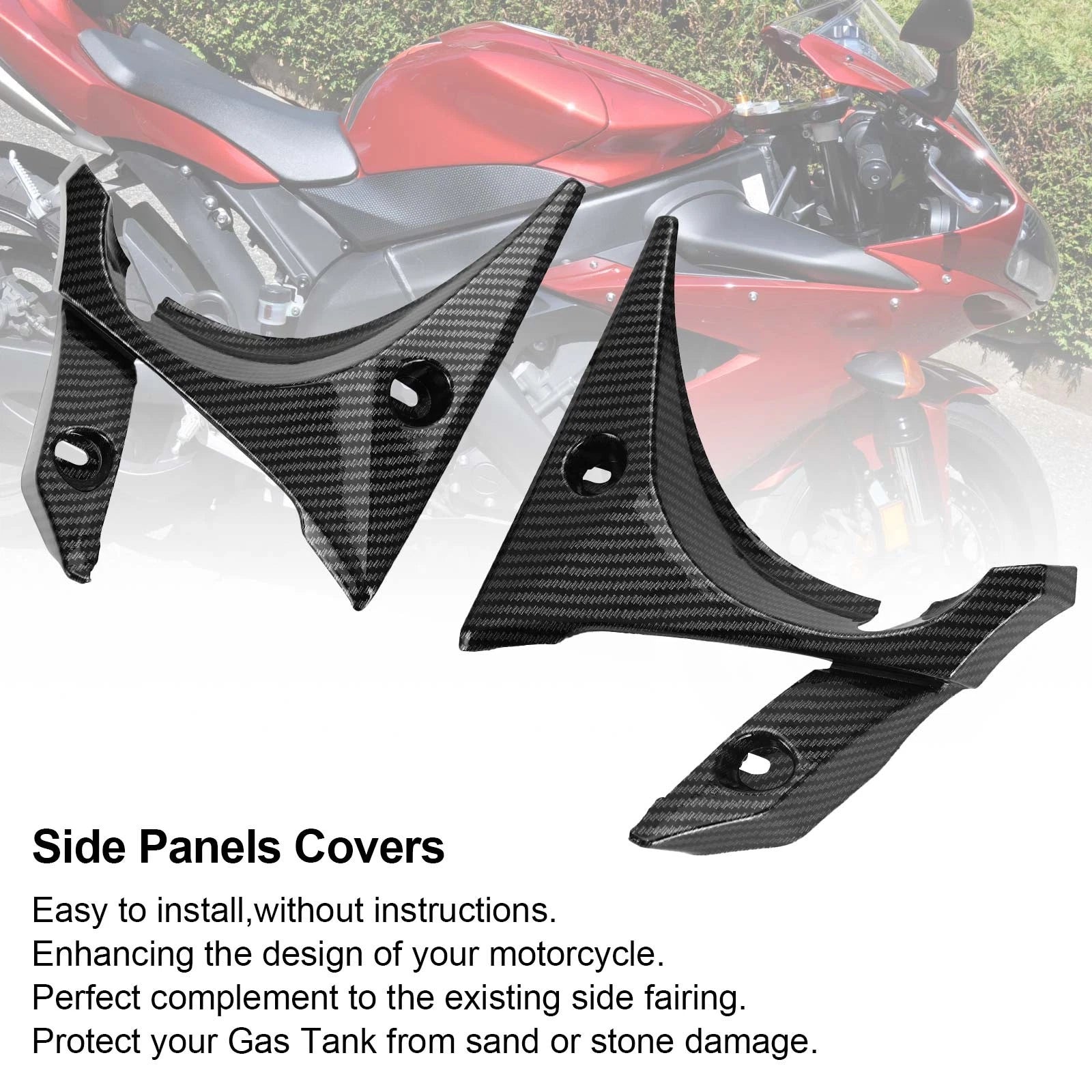 Inner Side Trim Panel Cover for Yamaha YZF R1 (2004–2006) Carbon