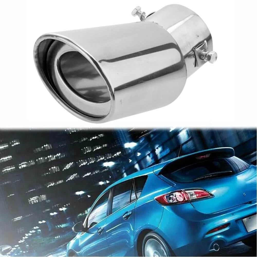 Muffler Tip Exhaust Pipe for Universal Fit (1.75-2.5 inch, Chrome)