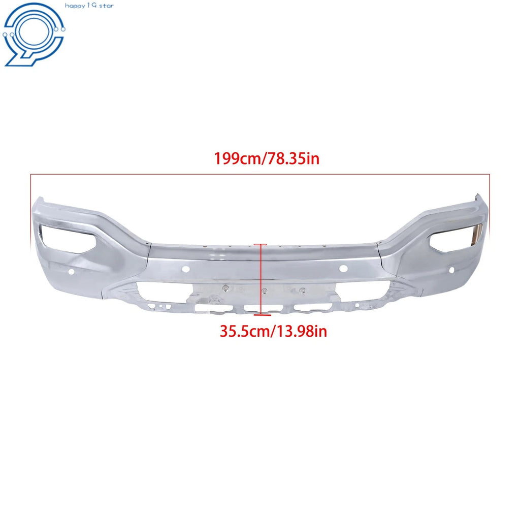 Split Chrome Front Bumper for GMC Sierra 1500 (2016-2018)