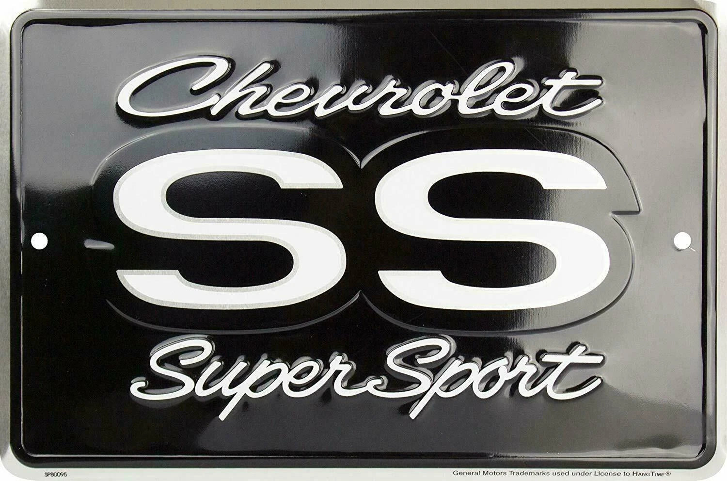 8X12 Metal Novelty Sign for Chevrolet SS Super Sport (2014–2017)