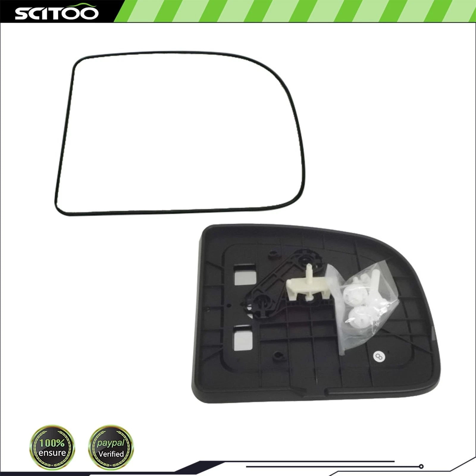 Set of 2 Chrome Mirror Glass for Ford F250/F350 Super Duty (1999–2021)