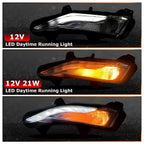Fog Light Turn Signal Light w/LED DRL for Chevy Malibu (2019–2022)