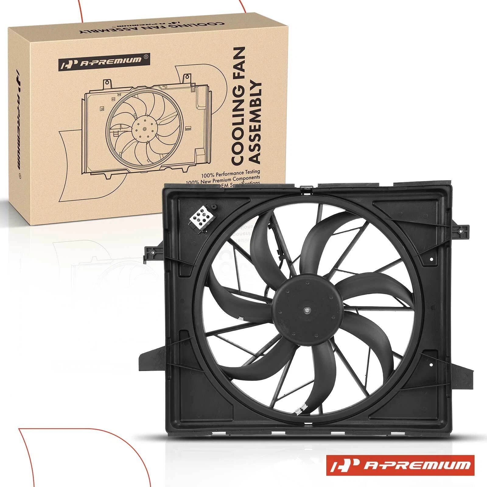 Cooling Fan Assembly with Shroud for Jeep Grand Cherokee (2011–2021)