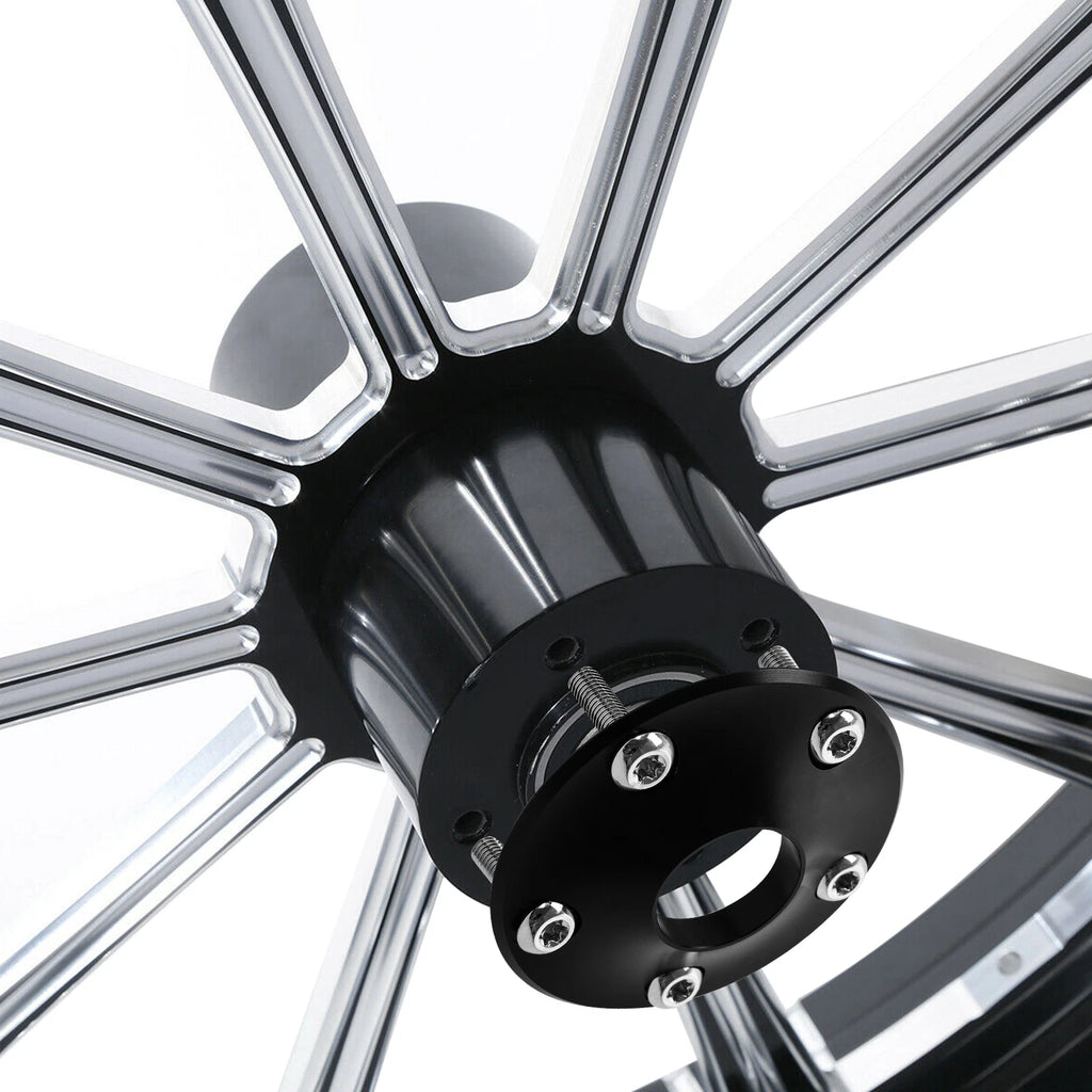 Dual Disc Front Wheel Hub Cap Cover for Harley Street Road Glide (2008–2023)