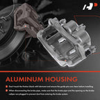 Pair Front Brake Calipers & Pads for Suzuki Equator (2009-2012)