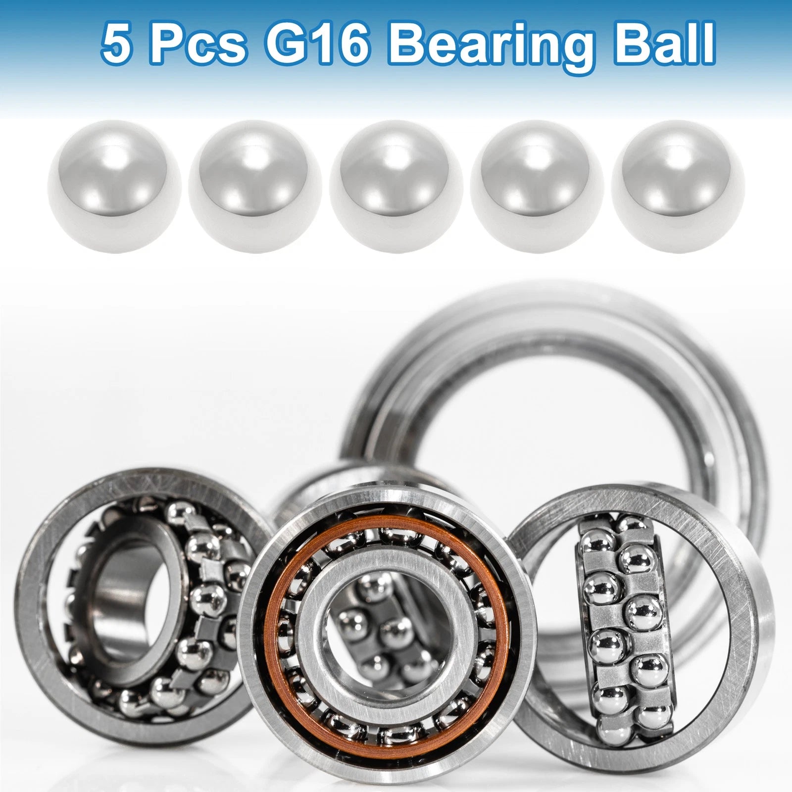 5X 20mm Steel Ball Bearings G16 Precision for Various Applications