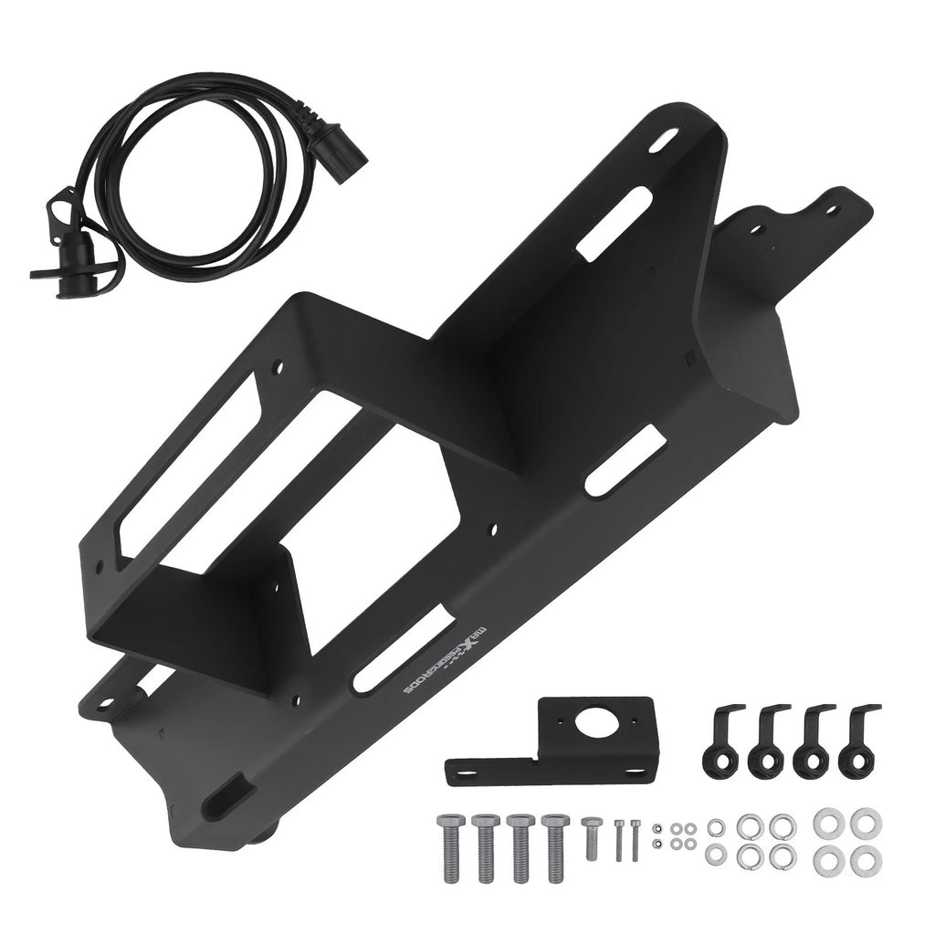 Winch Mount Plate for GMC Sierra Silverado 1500 (1999–2007) Black Finish