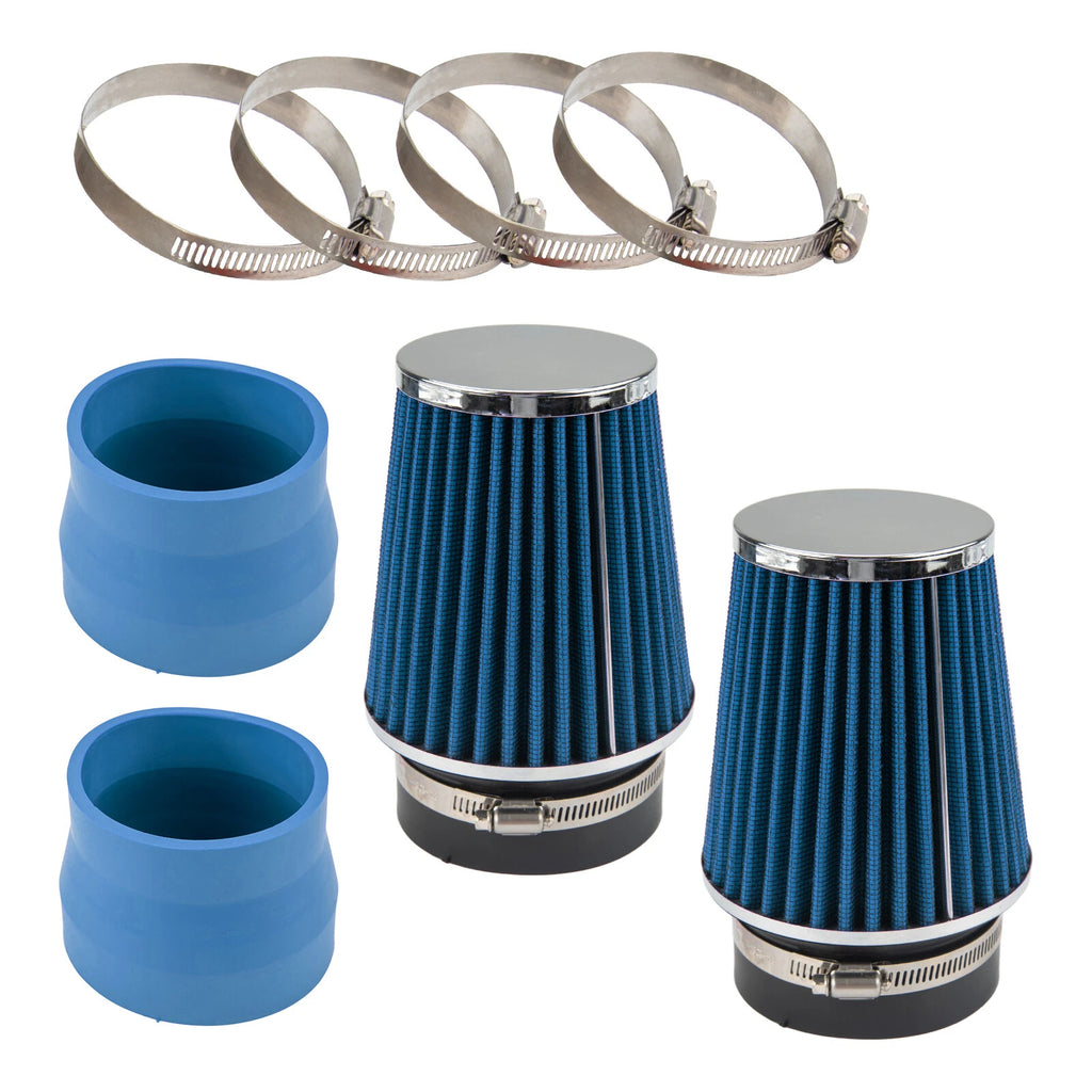 Blue Cold Air Intake System Kit for Mercedes C300 (2008–2012)