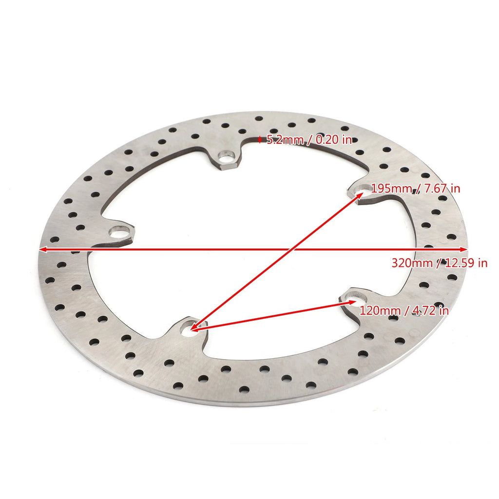 Complete Front Brake Disc for BMW S 1000 RR K46 (2008–2018) S 1000 R K47 (2013–2020)