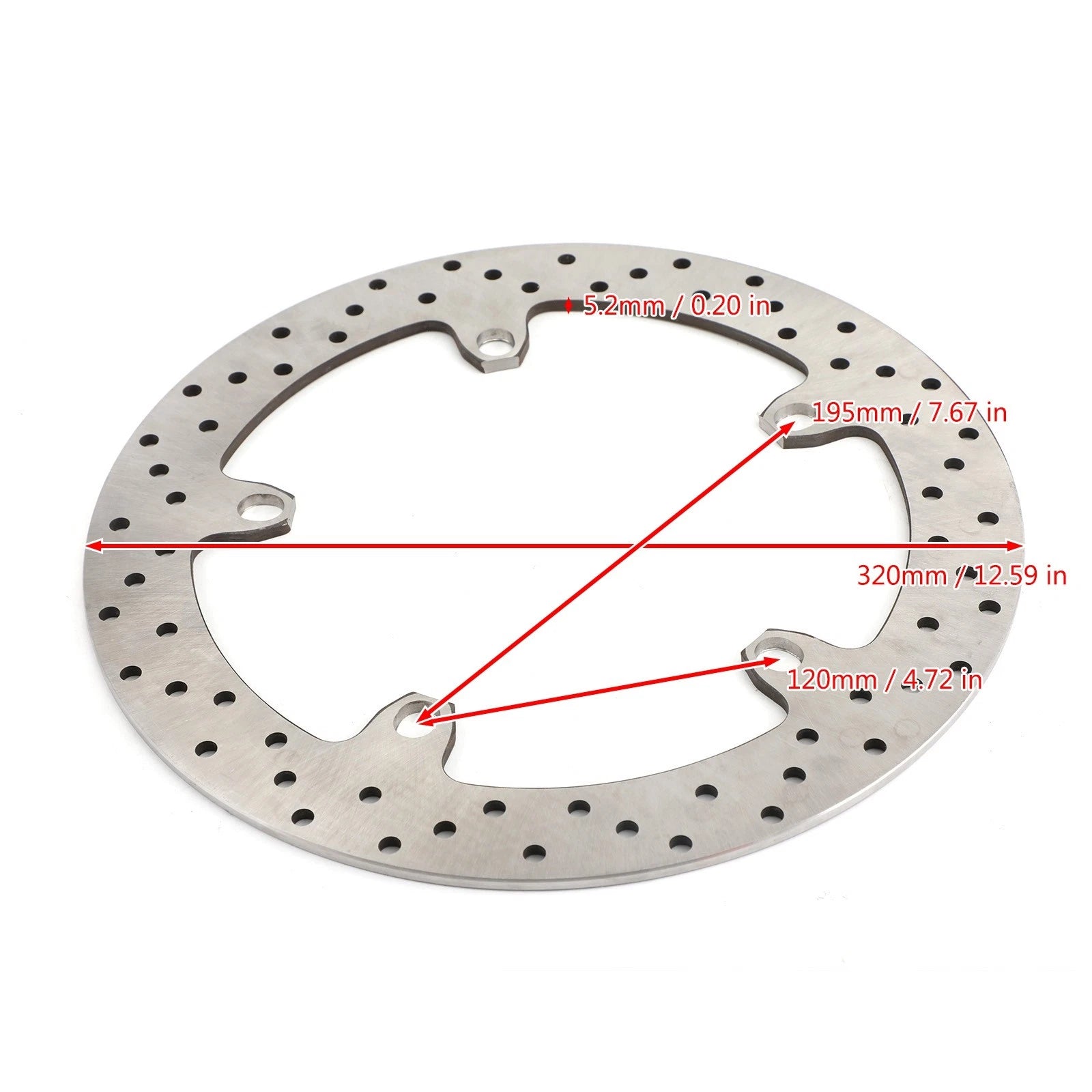 Complete Front Brake Disc for BMW S 1000 RR K46 (2008–2018) S 1000 R K47 (2013–2020)