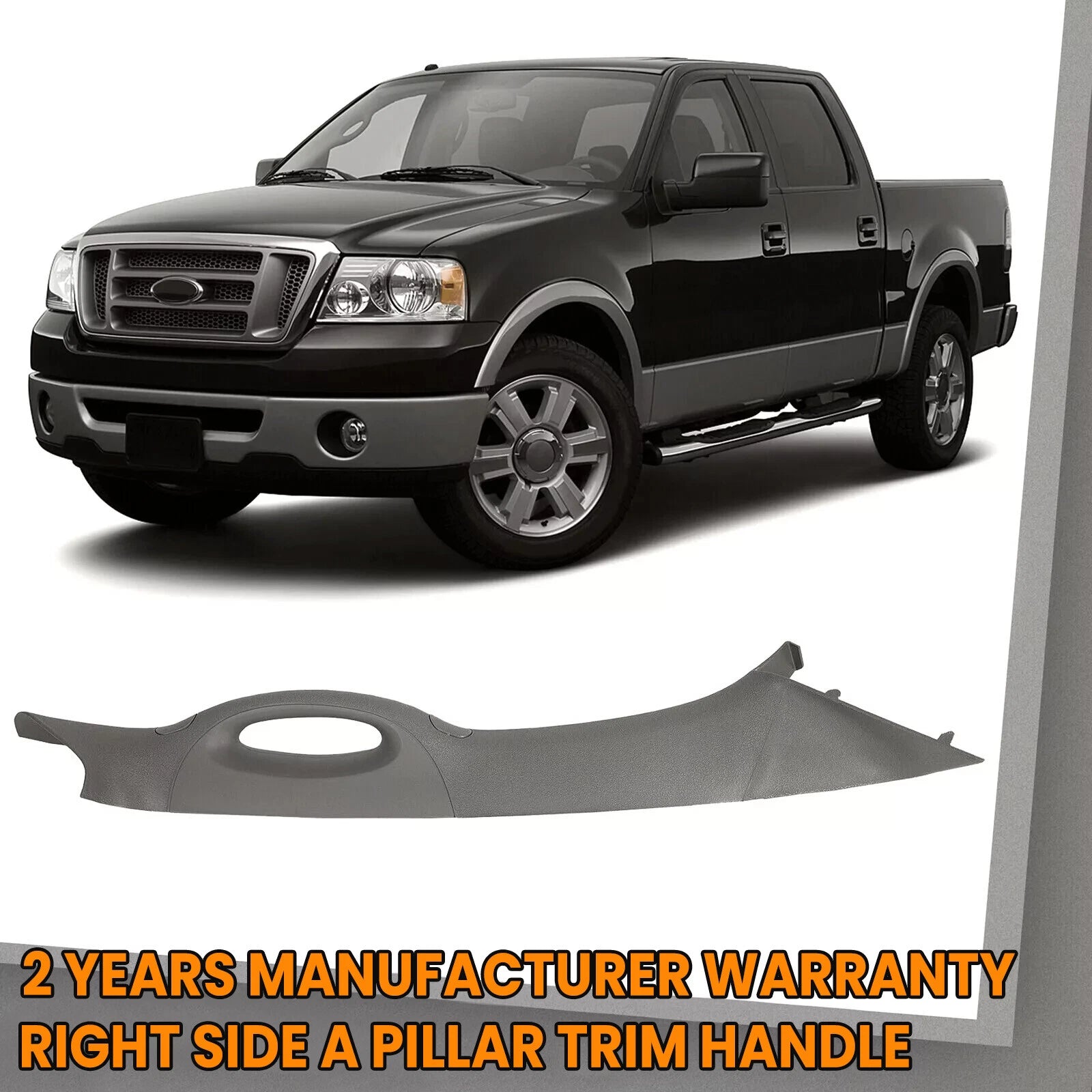 A Pillar Trim Handle for Ford F150 (2004–2008) Gray