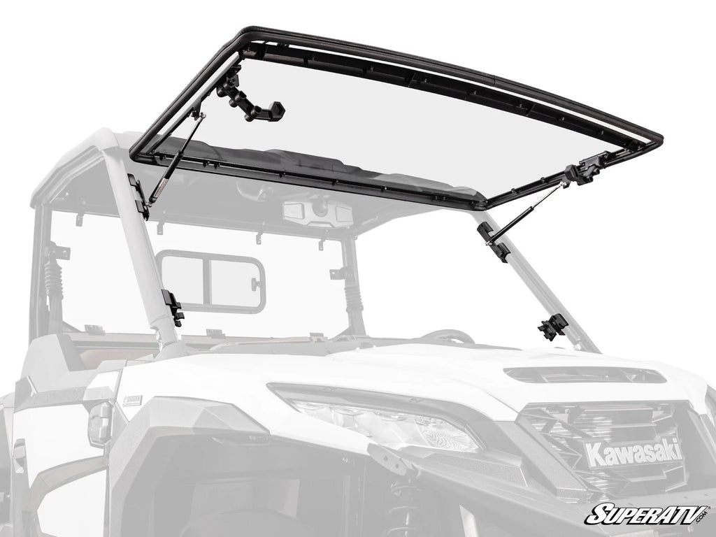 Scratch-Resistant Flip Windshield for Kawasaki Ridge (Fitment Specific)