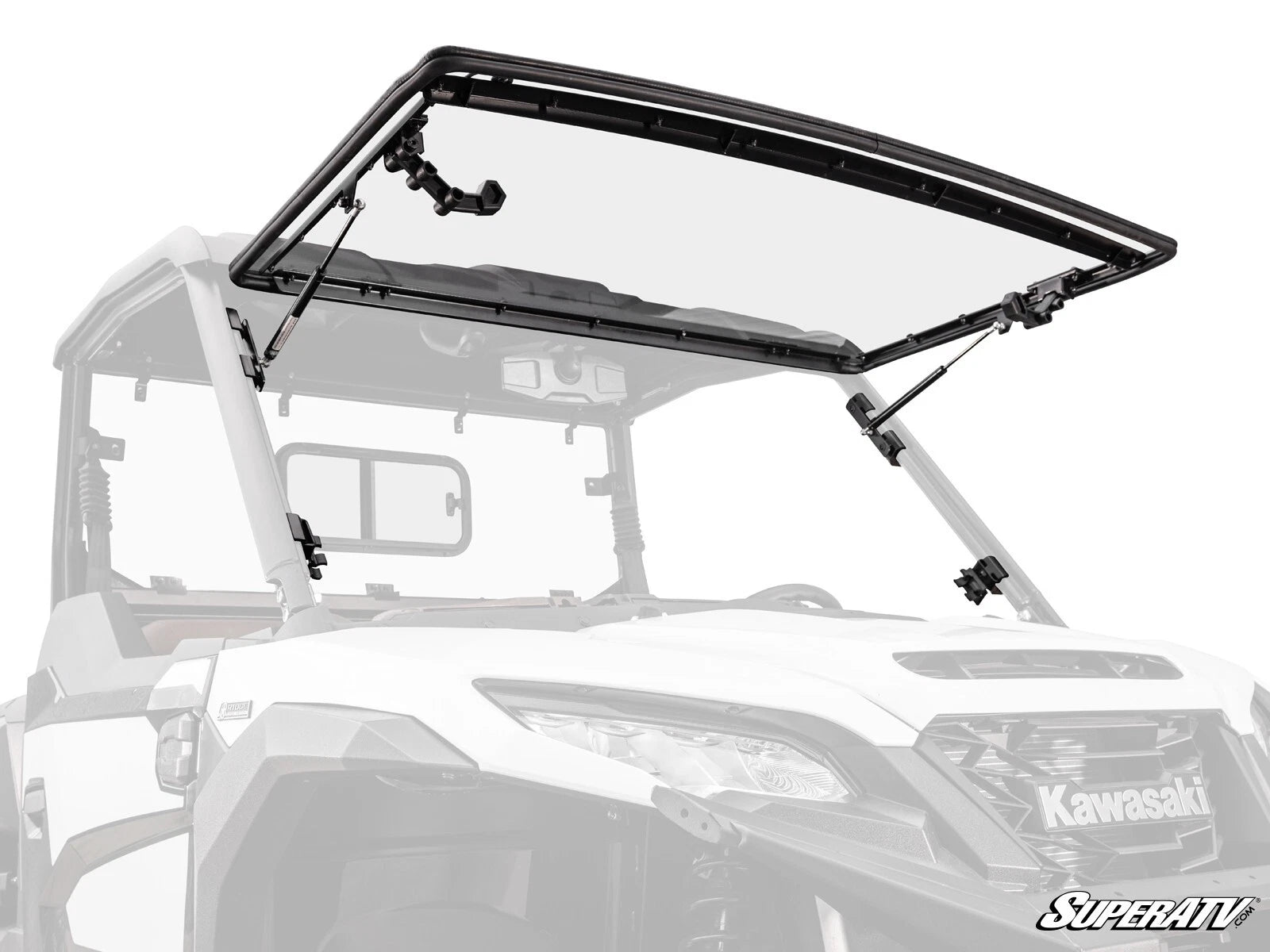 Scratch-Resistant Flip Windshield for Kawasaki Ridge (Fitment Specific)