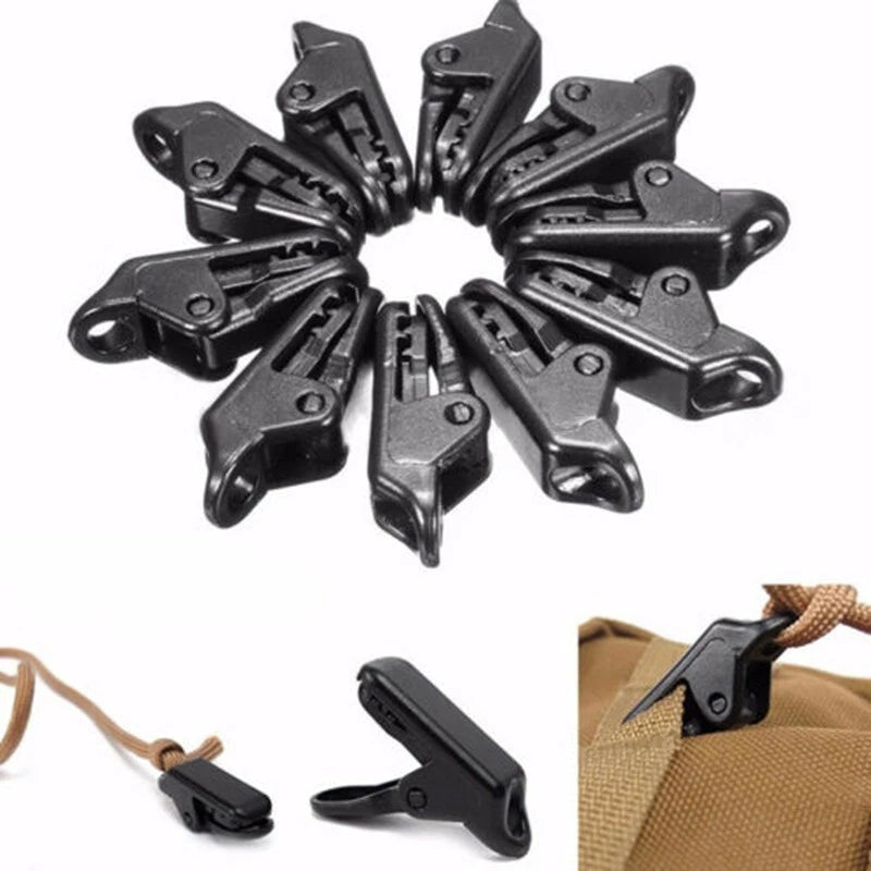 10Pcs Tarp Clip Canopy Clamp for Car Boat Tent Cover