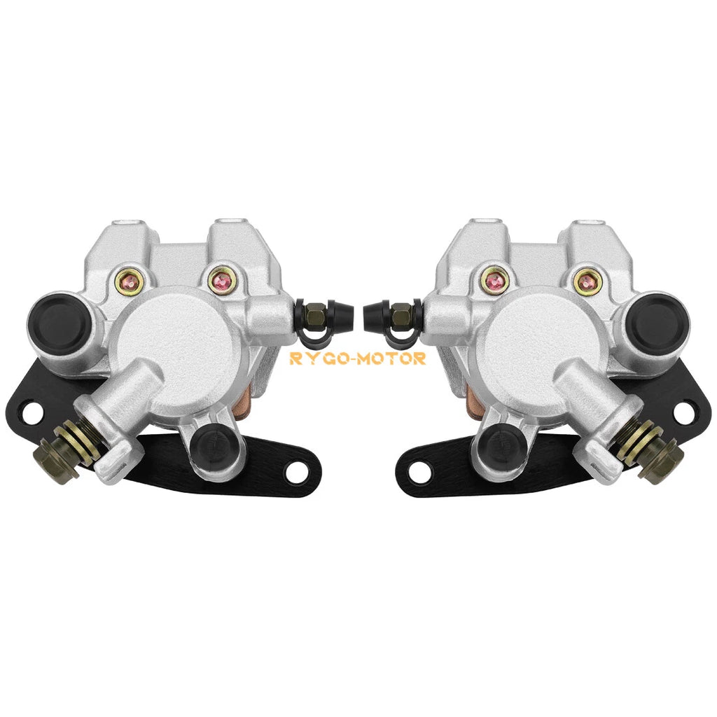 Front & Rear Brake Calipers w/ Pads for Honda TRX250X 1987–1992