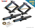 Set of 4 HD 9000lb RV Stabilizer Leveling Scissor Jacks w/Socket & Kit 24"