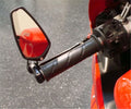 1" 25mm Handle Bar End Rearview Side Mirrors for Universal Motorcycle