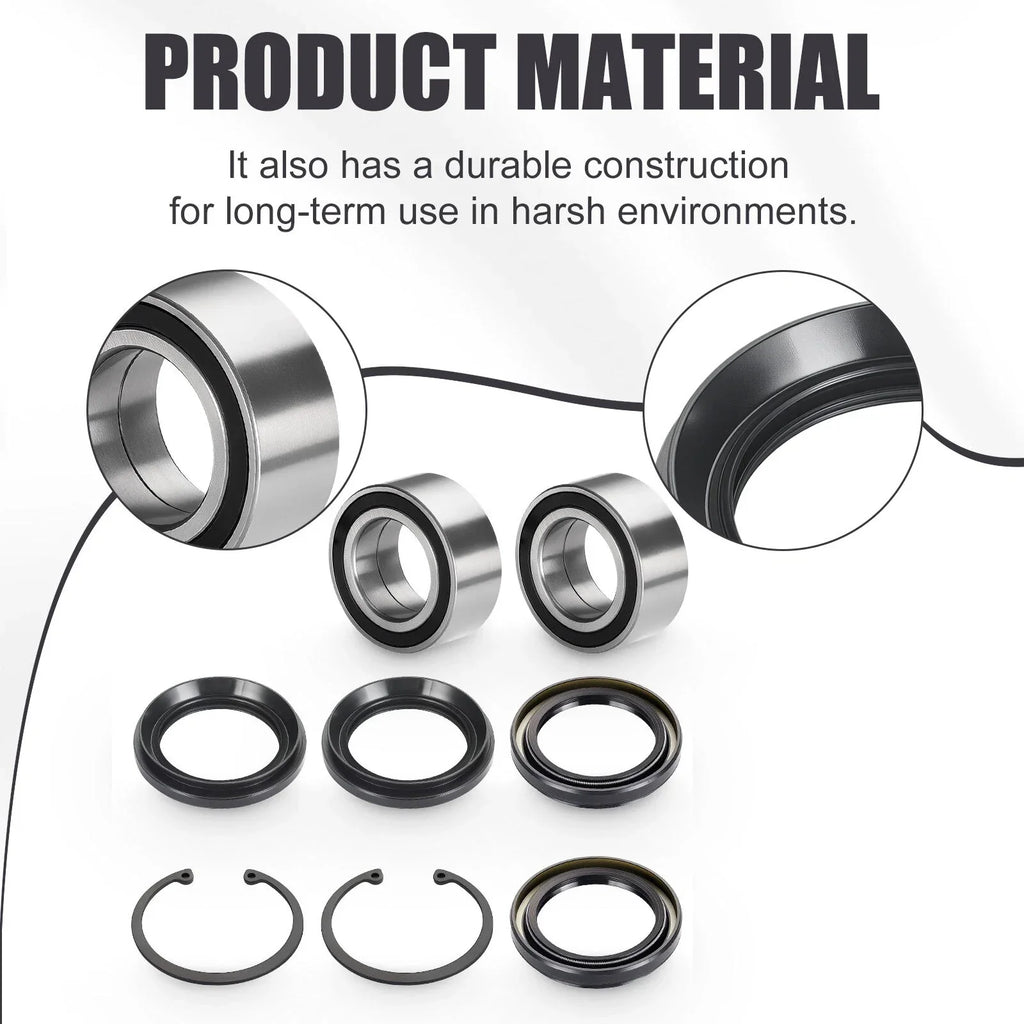 Rear Wheel Bearing & Seal Kit for Honda Rincon TRX650 TRX680 (2003–2013)