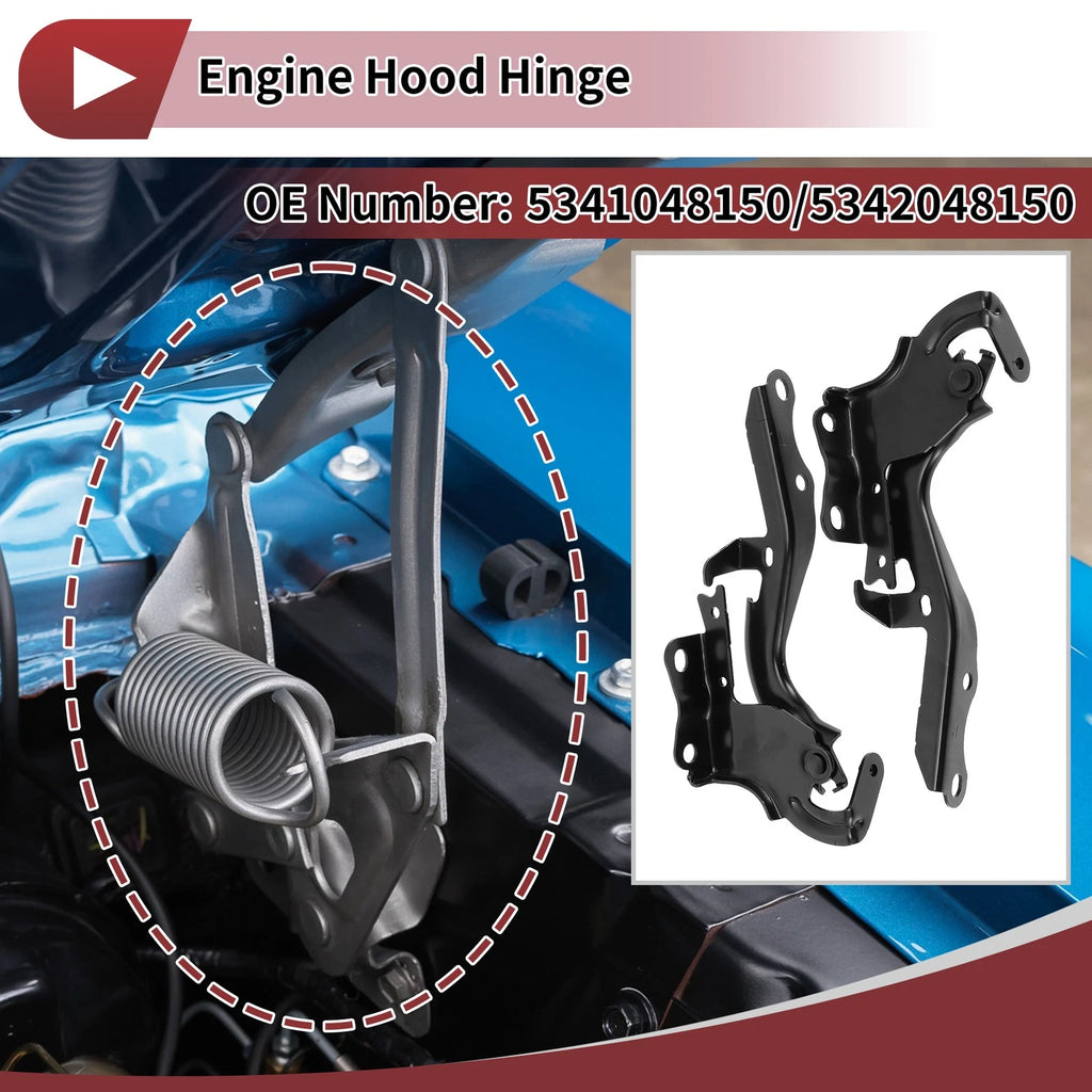 Hood Hinges for Lexus RX350 (2016–2022) 53410-48150 1 Pair