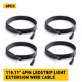 10Ft Extension Wire Cable for RGB LED Rock Light / Halo Chasing Pods