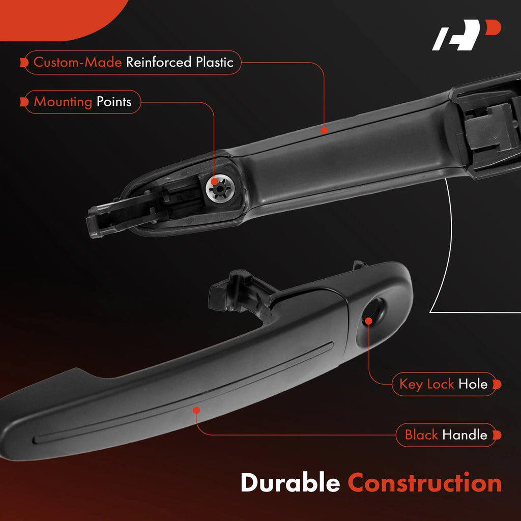Front Left Door Handle with Keyhole for Ford Taurus (2010-2019)