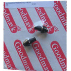 Replacement Rear Pair of License Plate Bracket Bumpers for See Compatibility Chart