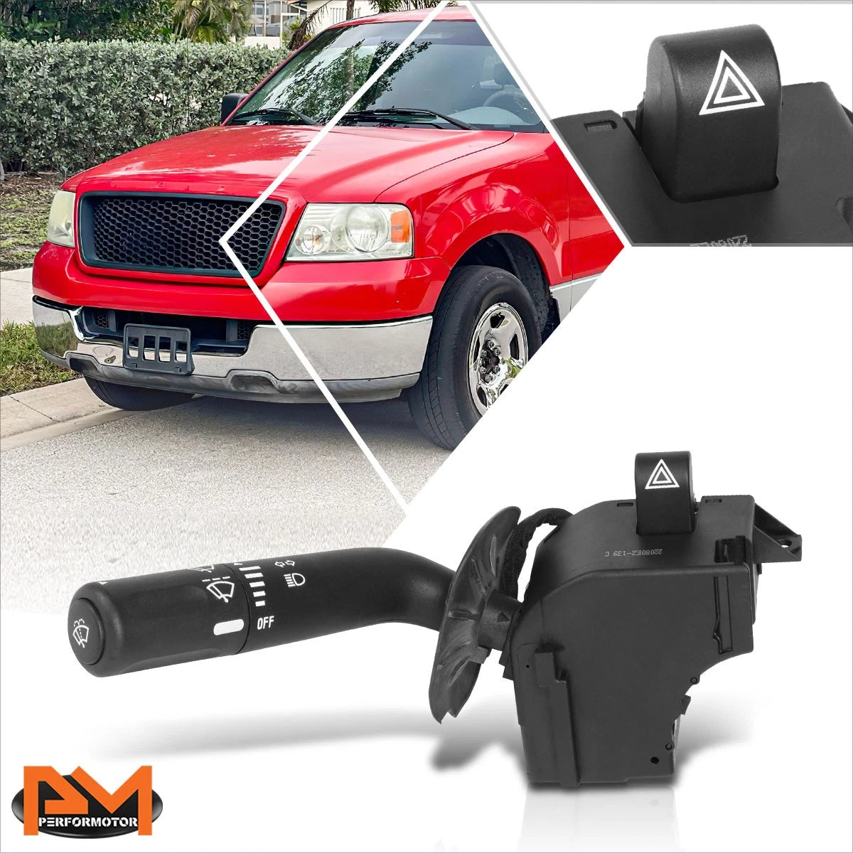 Headlight Dimmer Turn Signal Wiper Washer Switch for Ford F150 (2004–2005)