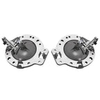 Set of 2 Gray Chrome Inside Inner Door Handles for Jeep Commander (2006–2010)