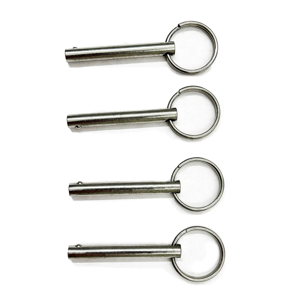 Set of 4 Quick Release Pins for Boat Bimini Top (Stainless Steel)