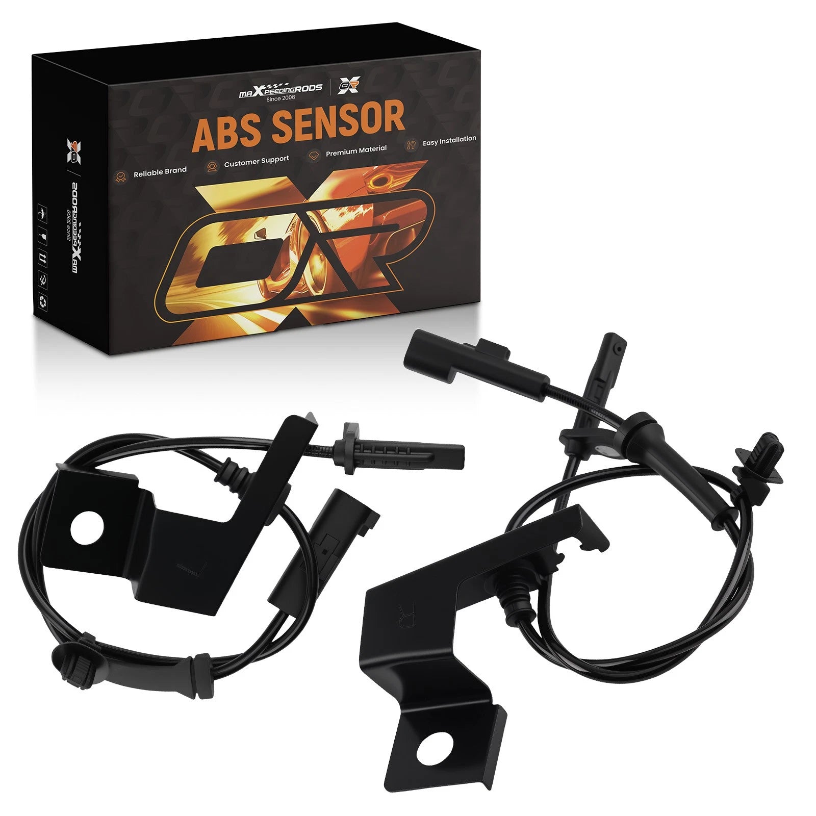 2X ABS Wheel Speed Sensors Front for Ford Fusion Lincoln MKZ (2013–2020)