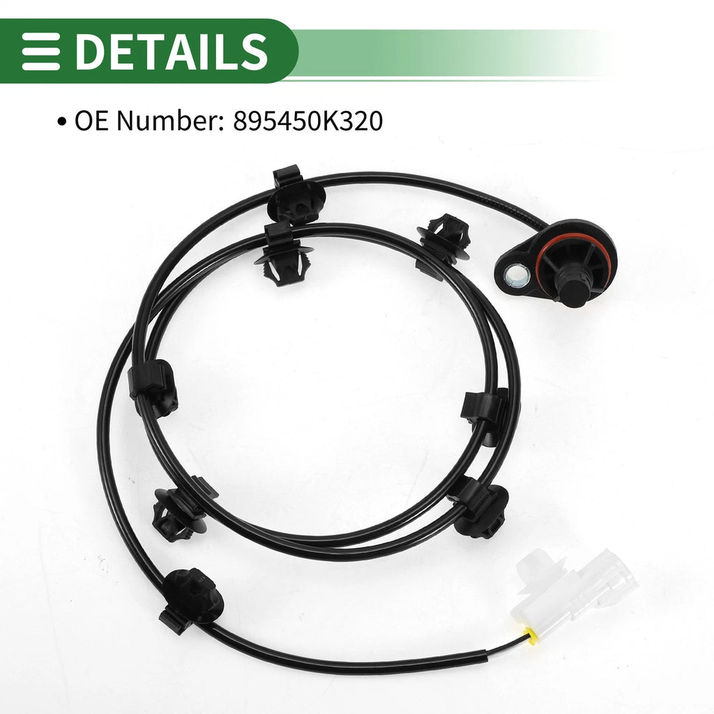 ABS Wheel Speed Sensor No. 895450K320 for Toyota Hilux Revo (2015–2023)