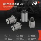 Set of 4 Front Control Arm Bushings for Chevrolet Colorado GMC (2004–2012)