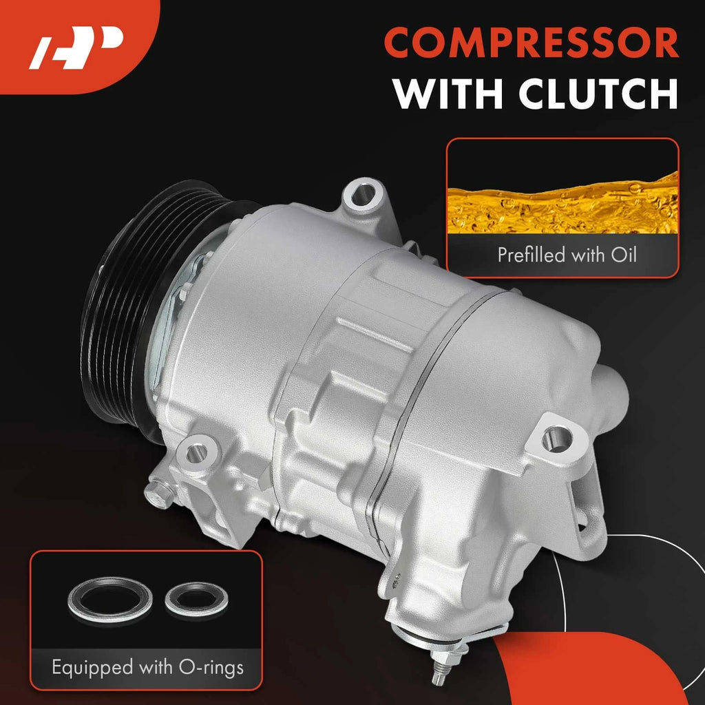 A/C Compressor with Clutch for Jeep Grand Wagoneer (2022–2023)