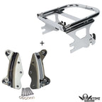 Detachable Two-up Tour Pak Luggage Rack w/ Mounting for Harley Touring (2014-2021)