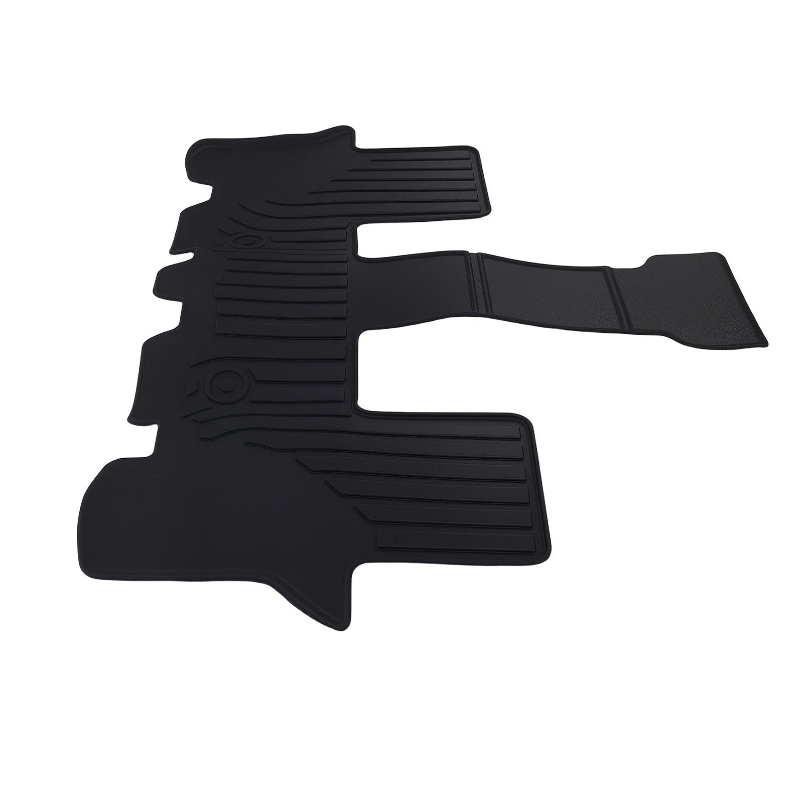 Set of 4 All Weather Floor Mats for Kia Sorento (2021–2025) Black TPE