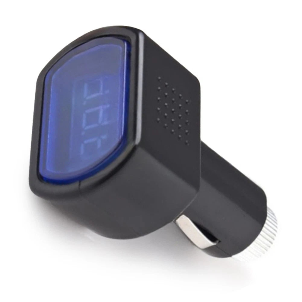 LED Digital Voltmeter for Vehicle Battery Monitoring (DC 12V 24V)