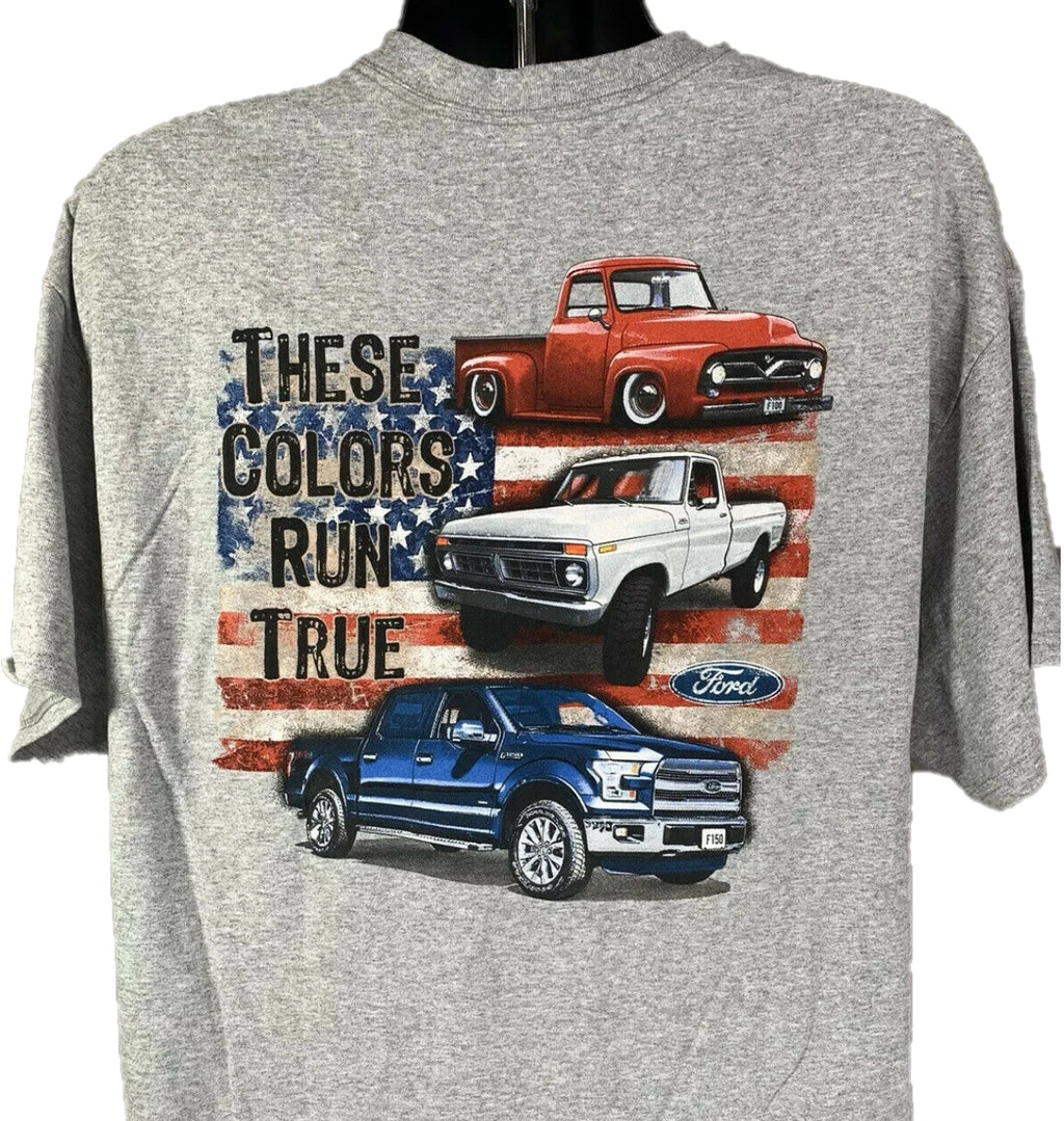 Ford Trucks T-Shirt American Flag 100th Anniversary for Ford (1903–2025)