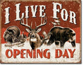 Vintage Replica Tin Metal Sign for Hunting Season (1816)