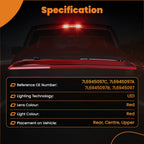 LED Center Third Brake Lamp Stop Light for VW Touareg (2003–2010) 7L6945097B