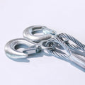 Blue Rubber Coated Tow Recovery Hook Rope 5 Ton 4Meter for Vehicle