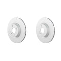 Set of 2 Bosch QuietCast Front Disc Brake Rotors for 124Spider MX-5 Miata (2016–2023)