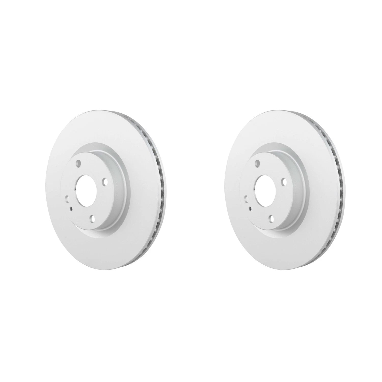 Set of 2 Bosch QuietCast Front Disc Brake Rotors for 124Spider MX-5 Miata (2016–2023)