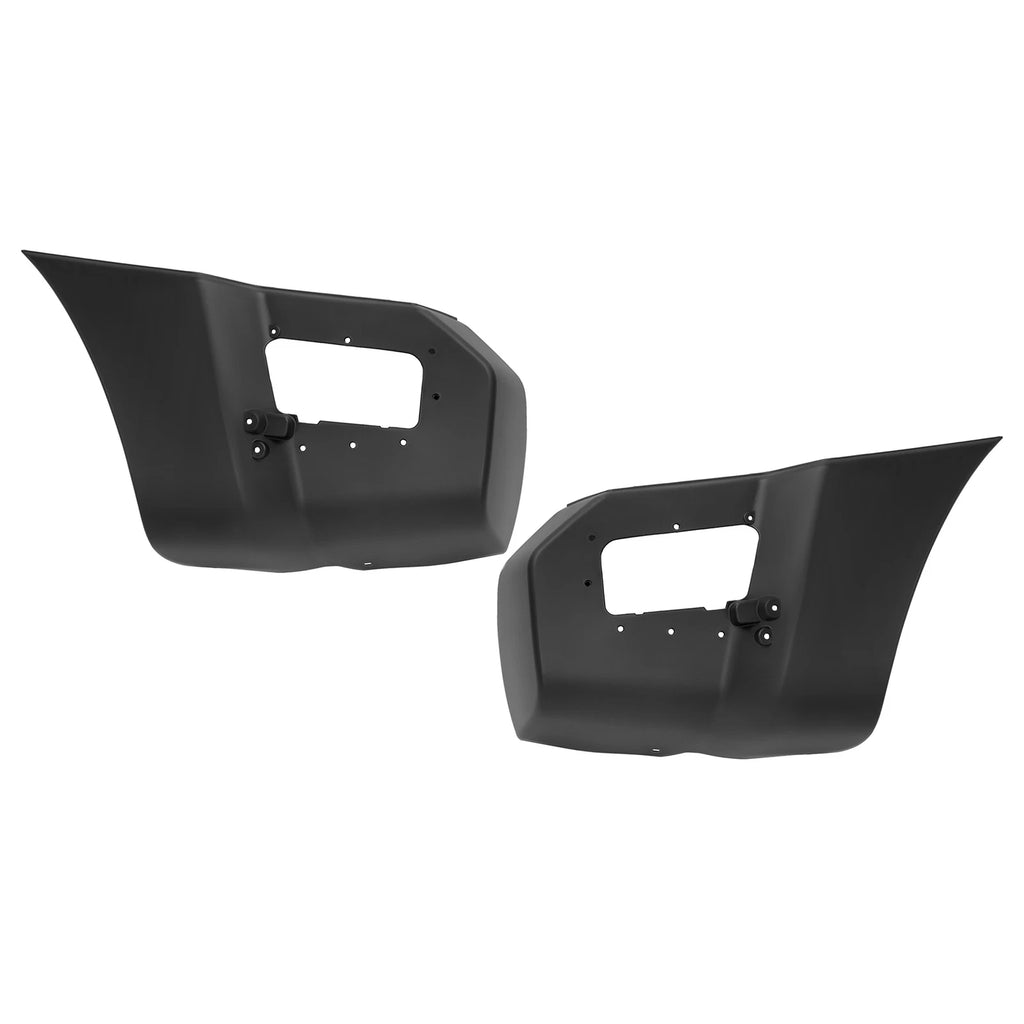 Set of 2 Rear Bumper End Caps for Nissan Xterra (2005–2015) Textured Gray