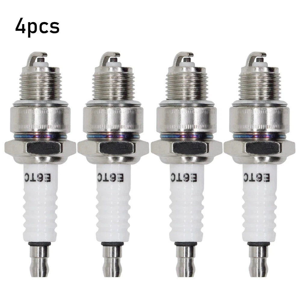 Set of 4 Spark Plugs for Yamaha E6TC BP6HS PW50 PW80 LT50 LT80 50cc-110cc