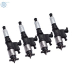 Set of 4 Fuel Injectors for Isuzu NPR NPR-HD 4HK1 5.2L (2001–2007)