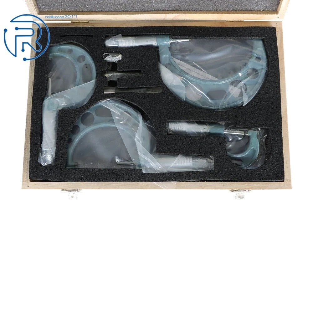 Set of 2 Outside Micrometers for Precision Measurement