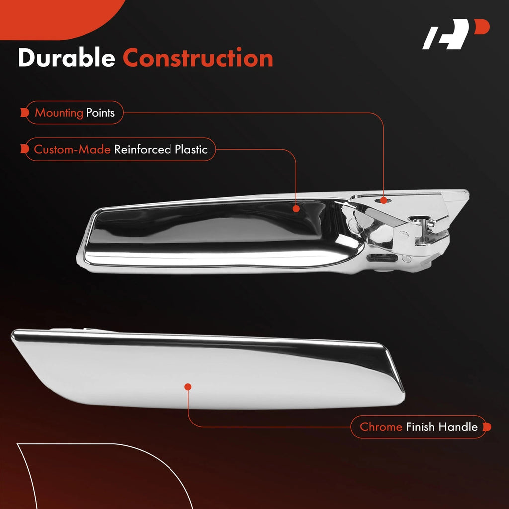 2X Front or Rear Interior Door Handle for Chevrolet Silverado 1500 (2007-2018)