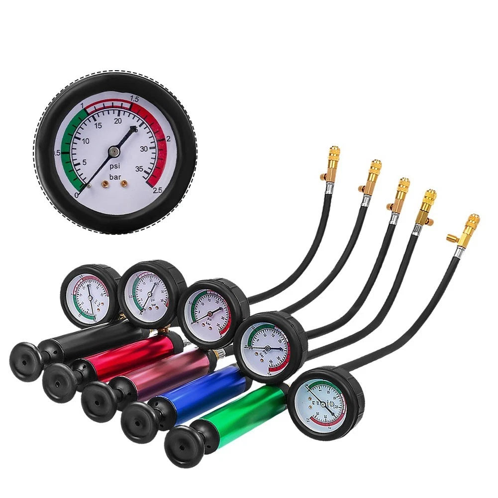 Radiator Pressure Tester with Hand Pump & Gauge for Universal Vehicles