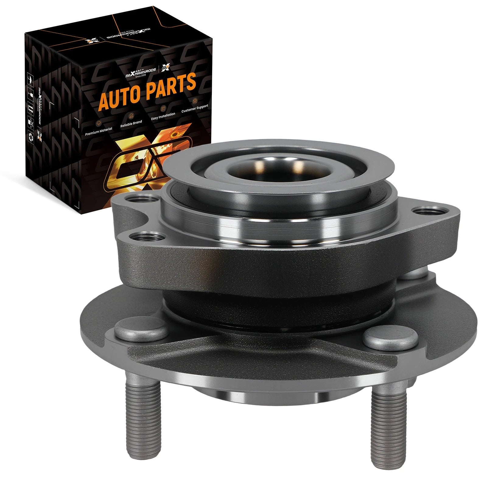 Set of 2 Front Wheel Hub Bearings for Nissan Versa (2007–2012)