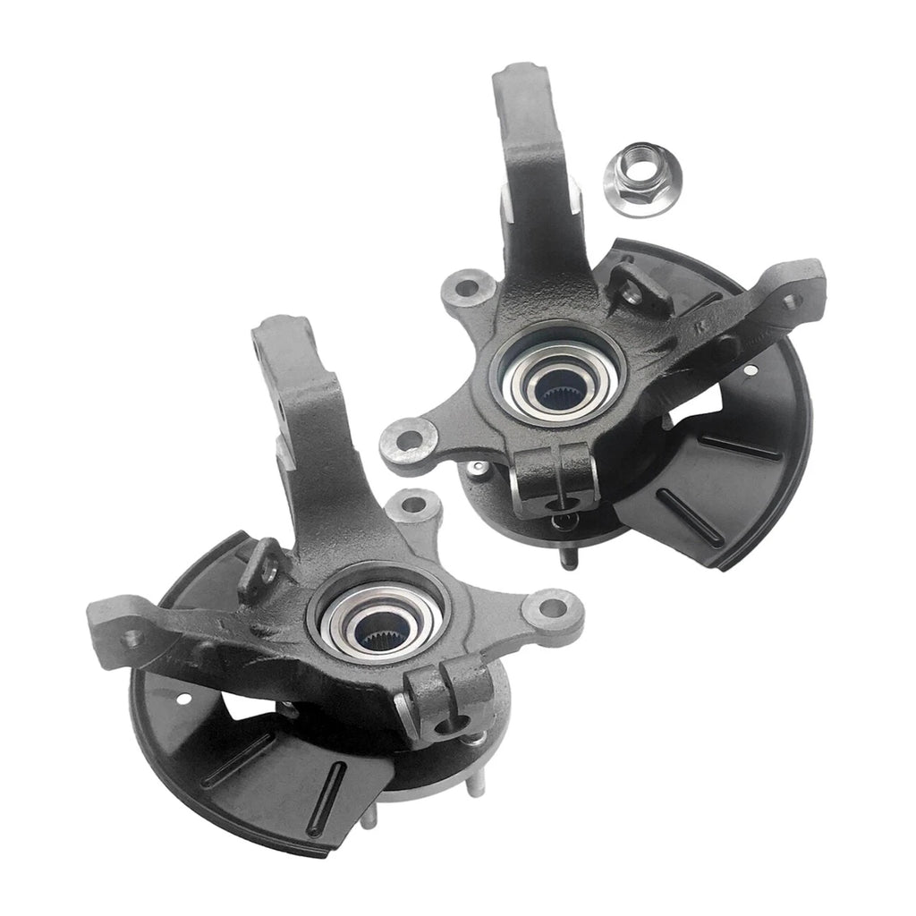 2X Front Steering Knuckle & Wheel Bearing Hub Assembly for Ford Mercury Mazda